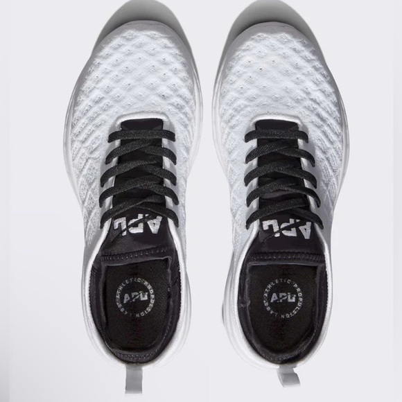 APL Tech Loom Phantom Sneaker, White and Black 8.5M - Picture 1 of 8